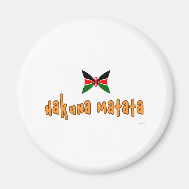 KattCraft: Hakuna Matata Magnet (Vorne)