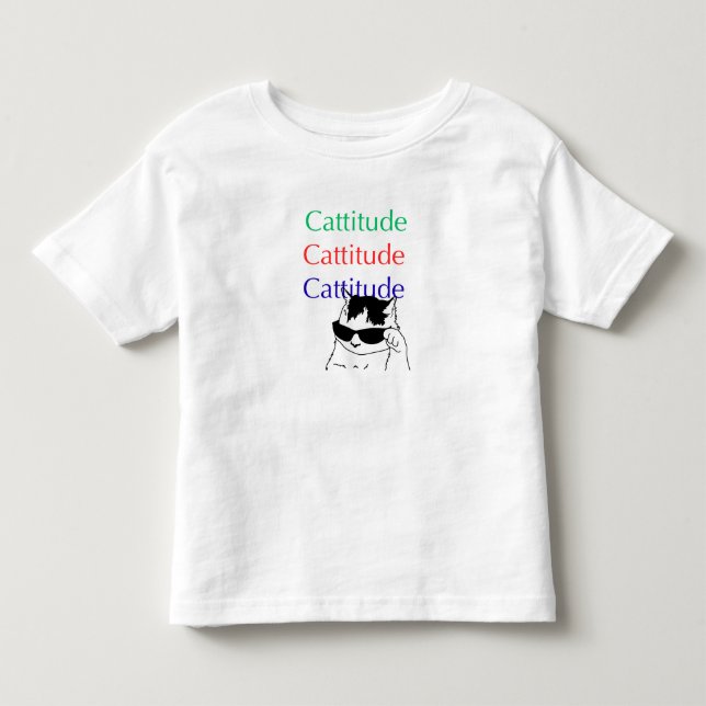 Kattutuude Kleinkind T-shirt (Vorderseite)