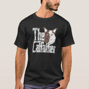 Katvater Vater Mafia Whiskers Male Daddy T-Shirt