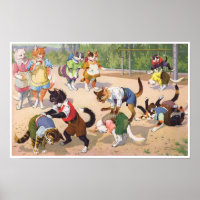 KATWALKS: Ein Wildes Spiel der Leap Frog Poster Ar