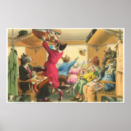 KATWALKS: Katastrophe auf dem Zug - Poster Art