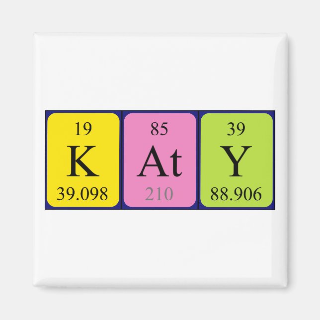 Katy Periodenmagnet Magnet (Vorne)