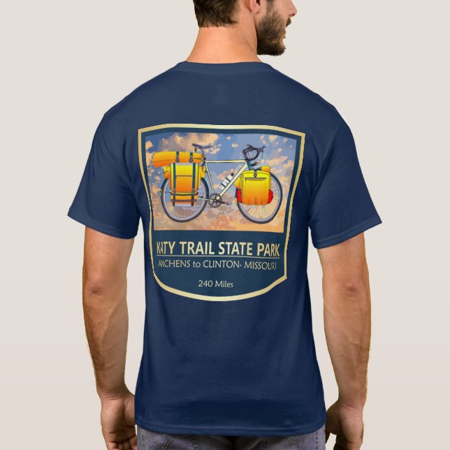 Katy Trail (bike2)2 T-Shirt (Rückseite)