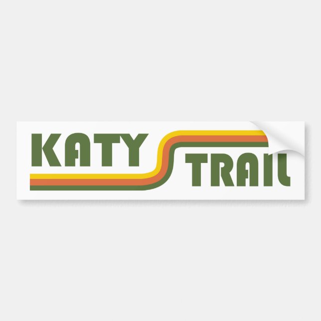 Katy Trail Missouri Autoaufkleber (Vorne)