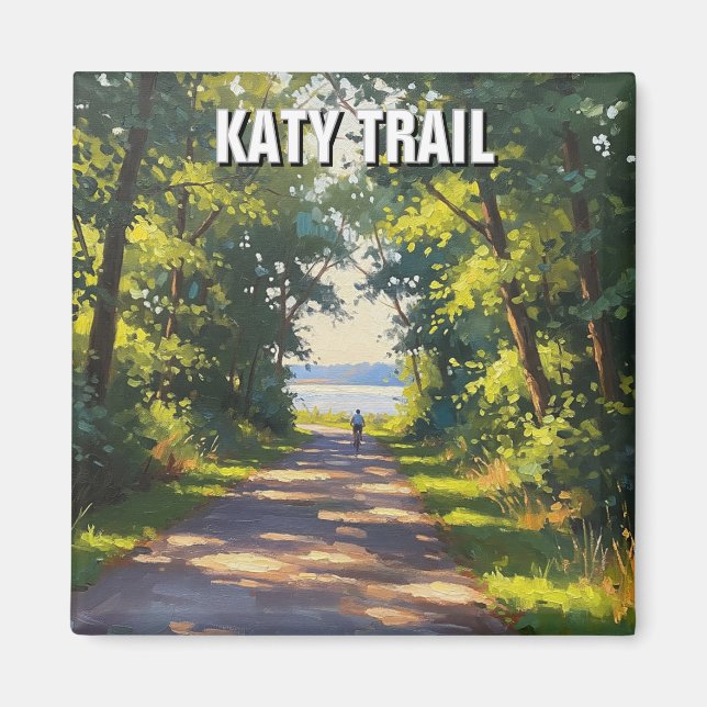 Katy Trail Missouri Travel Magnet (Vorne)