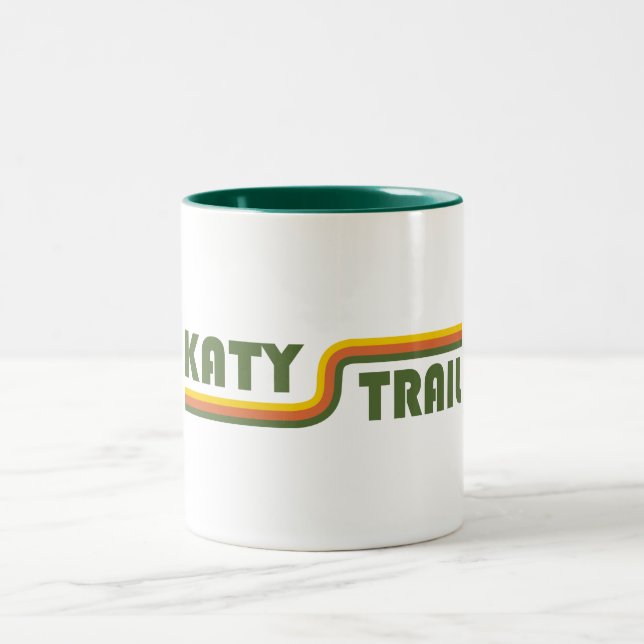 Katy Trail Missouri Zweifarbige Tasse (Mittel)