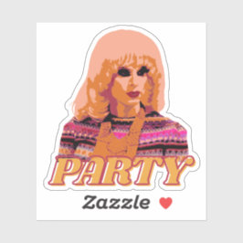 Katya Zamo Party Aufkleber