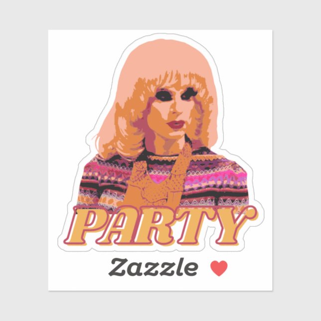 Katya Zamo Party Aufkleber (Blatt)