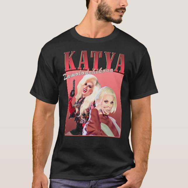 Katya Zamolodchikova Retro Design Classic T-Shirt (Vorderseite)