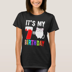 Katz es mein 7. Geburtstag für Jungs Mädchen Fraue T-Shirt