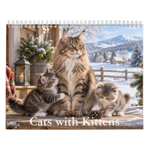 Katz- und Kätzchen-Szenenkalender Kalender