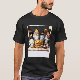 Katz-und-Maus-Herbstfest Lustiges Erntedankfest T-Shirt