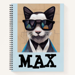 KATZBOYS PERSONALISIERTER NAME NOTEBOOK NOTIZBUCH