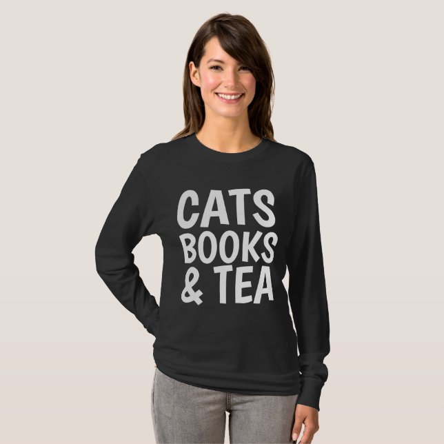KATZBÜCHER & TEA-T - Shirt (Vorne ganz)