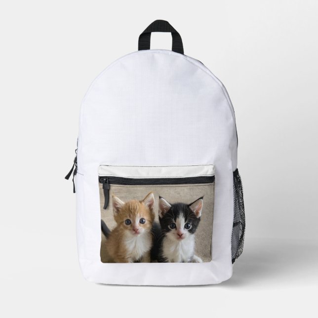 Kätzchen Bedruckter Rucksack (Vorderseite)