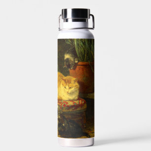 Kätzchen beim Spielen Trinkflasche