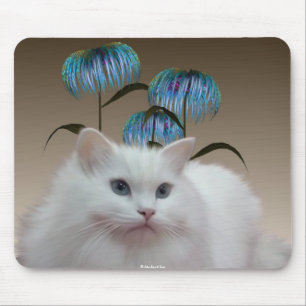 Kätzchen-Blumen Mousepad