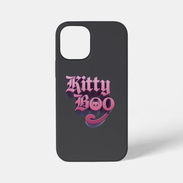 Kätzchen Boo iPhone 12 Mini Hülle (Rückseite)