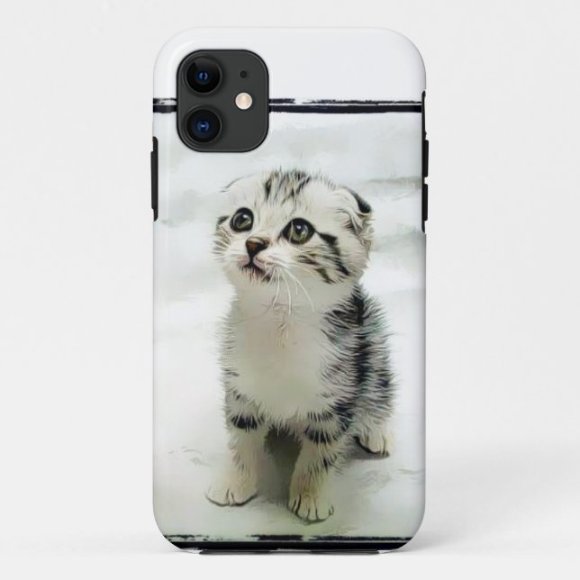 Kätzchen Case-Mate iPhone Hülle (Rückseite)