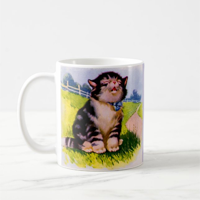 Kätzchen der 30er Jahre Kaffeetasse (Links)
