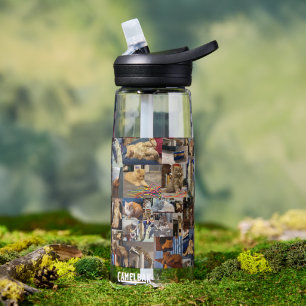 Kätzchen-Foto-Collage,  Trinkflasche