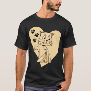 Kätzchen Haustier Schnurrhaare Aufkleber T-Shirt