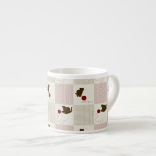 Kätzchen-Hintergründe Espressotasse