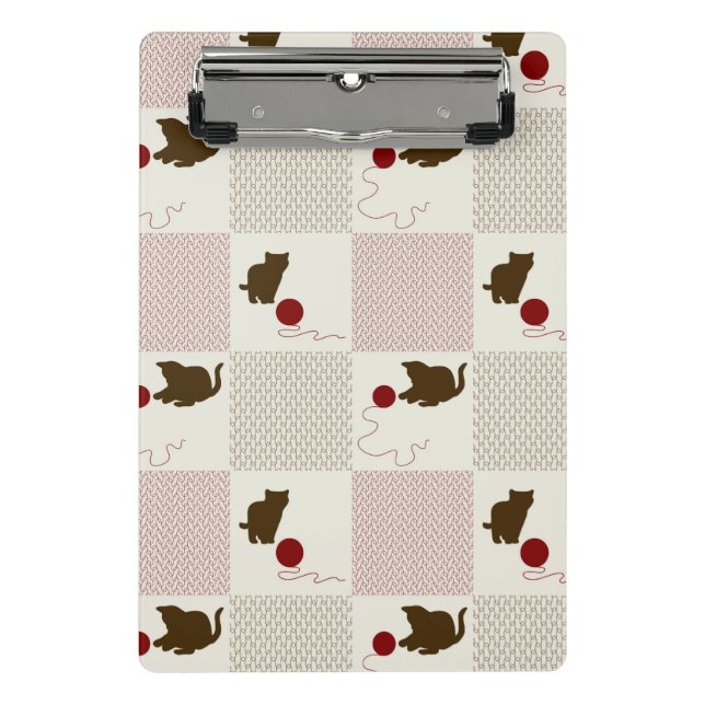 Kätzchen-Hintergründe Mini Klemmbrett (Vorderseite)