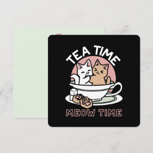 Kätzchen im Pokal knuddeln - Adorable Tea Time Einladung