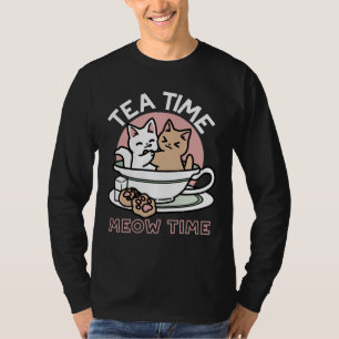 Kätzchen im Pokal knuddeln - Adorable Tea Time T-Shirt