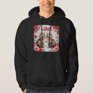 Kätzchen in der Liebe eine süße Liebe Hoodie