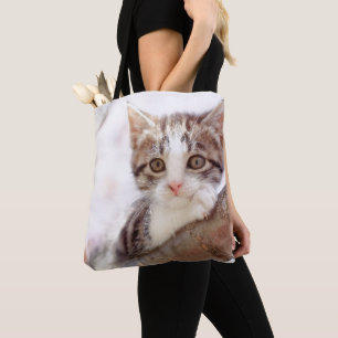 Kätzchen in einem Baum Tasche
