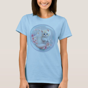 Kätzchen in einer Blase Frauen T - Shirt