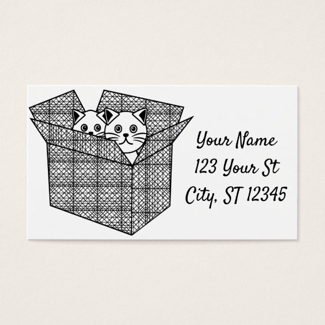 Kätzchen in einer Box mit Thunder_Cove (Vorderseite)