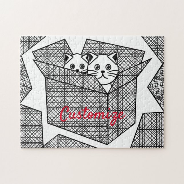 Kätzchen in einer Box mit Thunder_Cove (Horizontal)