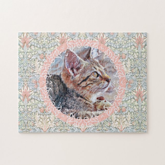 Kätzchen Katze Kitten Kunstpuzzle (Horizontal)