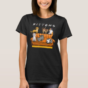 Kätzchen Katze Sitcom Niedlich Freunde Für Katze T-Shirt