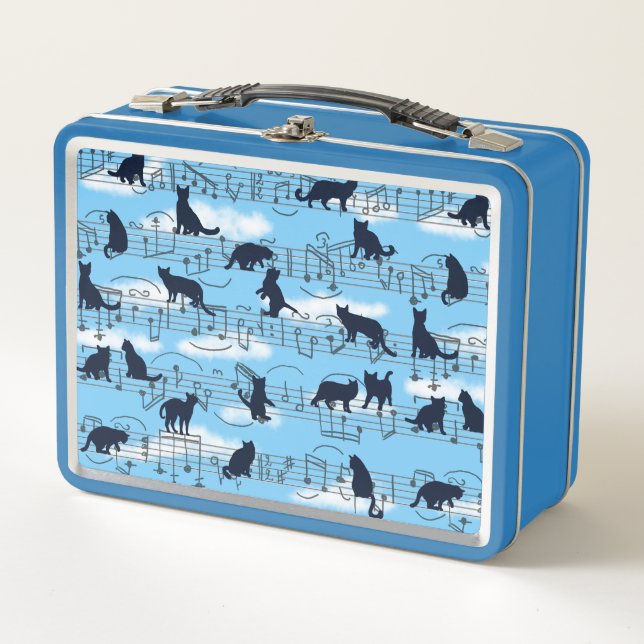 Kätzchen Metall Brotdose (Vorderseite)