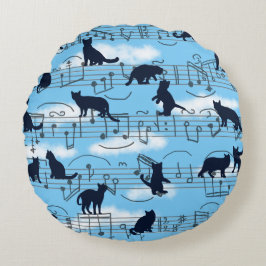 Kätzchen Rundes Kissen