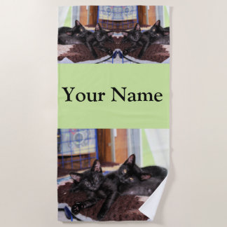 Kätzchen Strandtuch