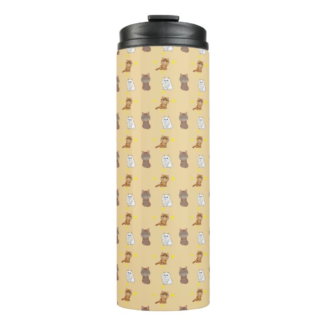 Kätzchen Thermosbecher (Vorderseite)