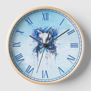 Kätzchen Uhr