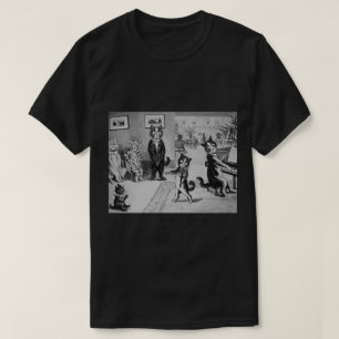 Kätzchen Violinist, Louis Wain T-Shirt