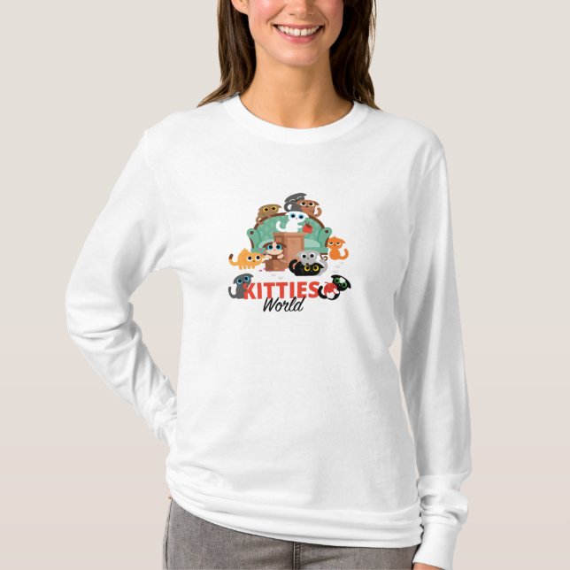 Kätzchen World T-Shirt (Vorderseite)