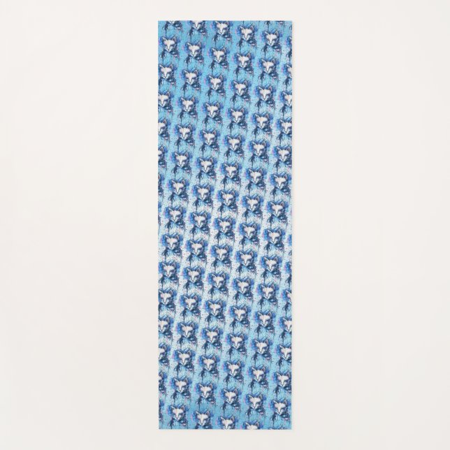 Kätzchen Yogamatte (Vorderseite)