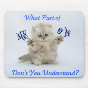Kätzchenmeow-Haltung Mousepad