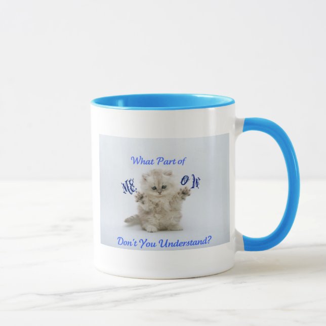 Kätzchenmeow-Haltung Tasse (Rechts)