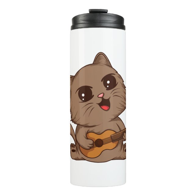 Katze 12 thermaler Becher (Vorderseite)