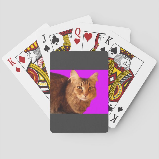 Katze 14 Spielkarten (Rückseite)