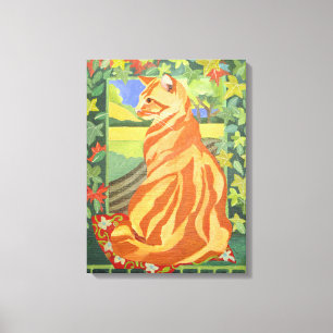 Katze 1 2014 leinwanddruck
